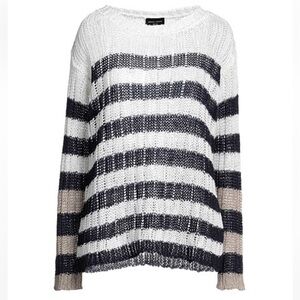 Roberto Collina Striped Knit Sweater - Size Small